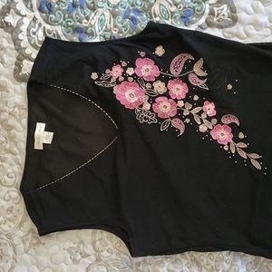 Black tank top by casual corner